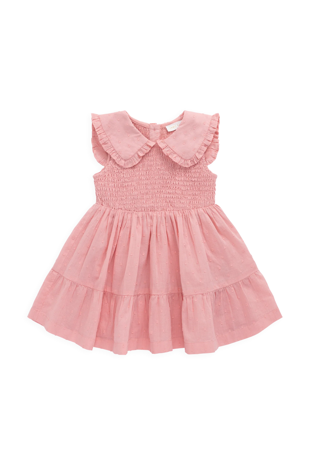 Jamie Kay – Organic Claudine Dress in Swiss Pink