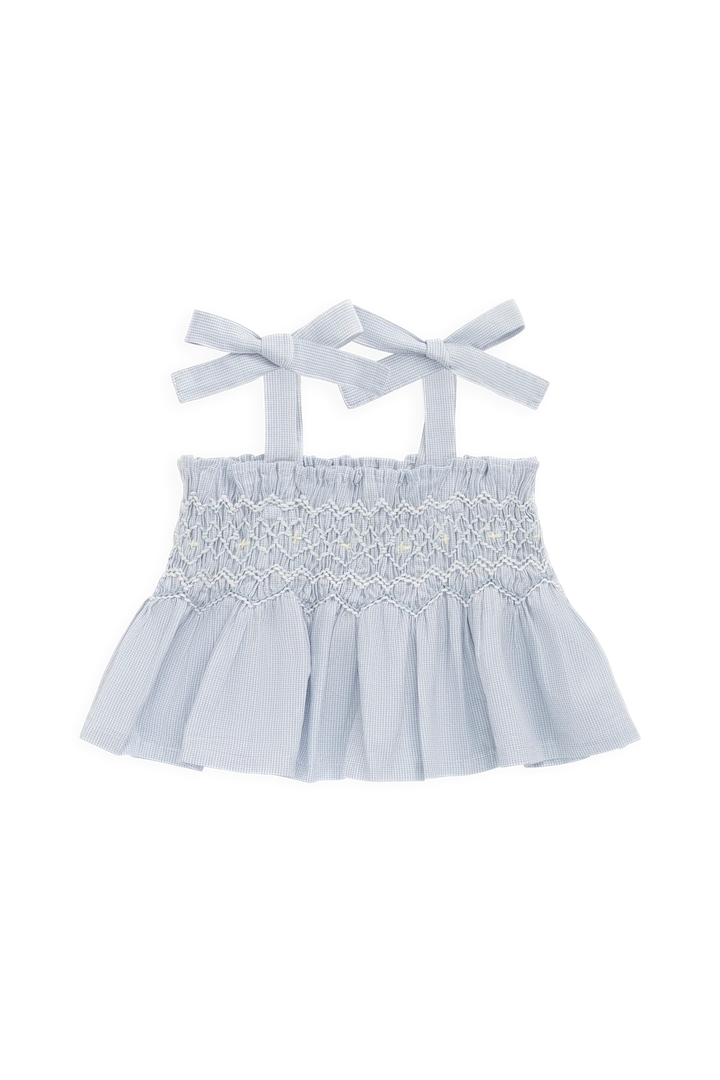 Jamie Kay - Organic Cotton Desiree Top in Petite Check