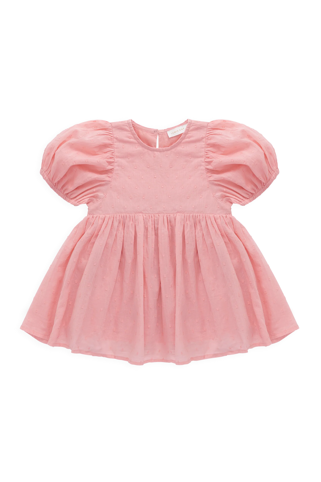 Jamie Kay – Organic Cotton Frannie Dress in Swiss Pink