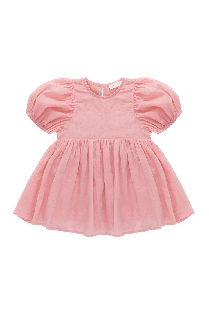 Jamie Kay – Organic Cotton Frannie Dress in Swiss Pink