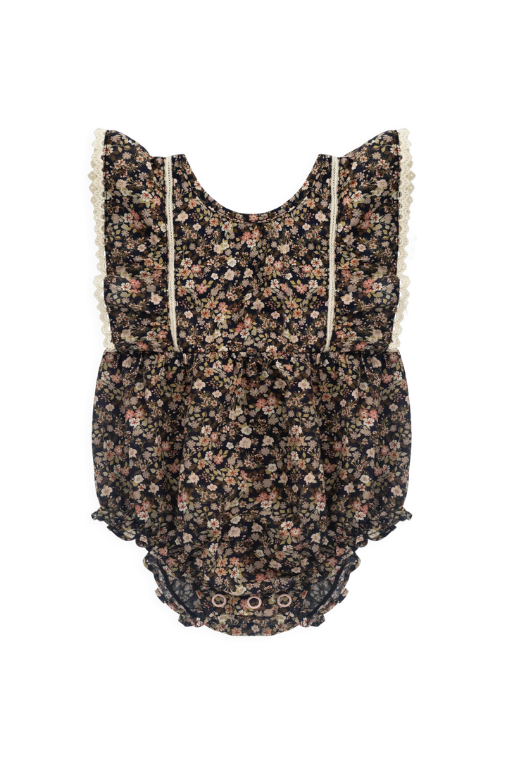 Jamie Kay - Organic Cotton Beatrice Playsuit in Luca Floral
