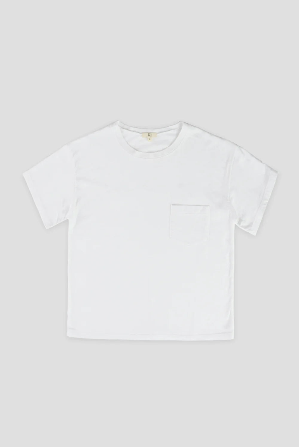 G1 – Pocket Tee in White