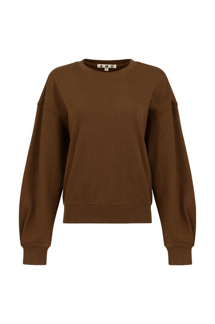 AMO Denim – Katarina Sweatshirt in Cocoa