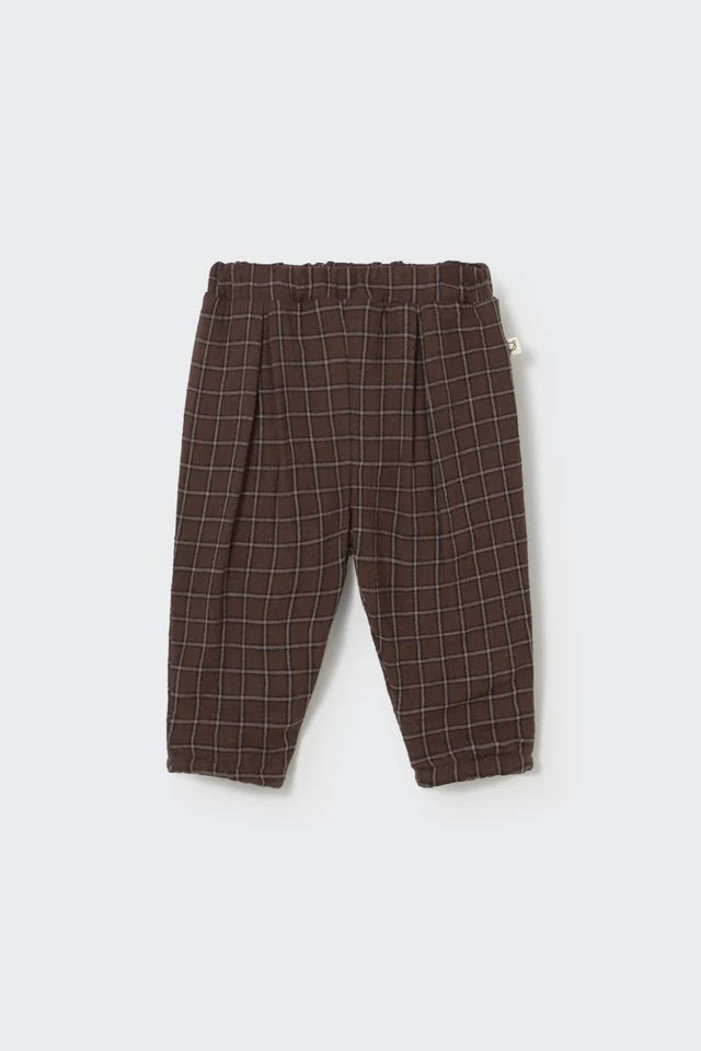 Cozmo-  Kobe Textured Plaid Baby Pants