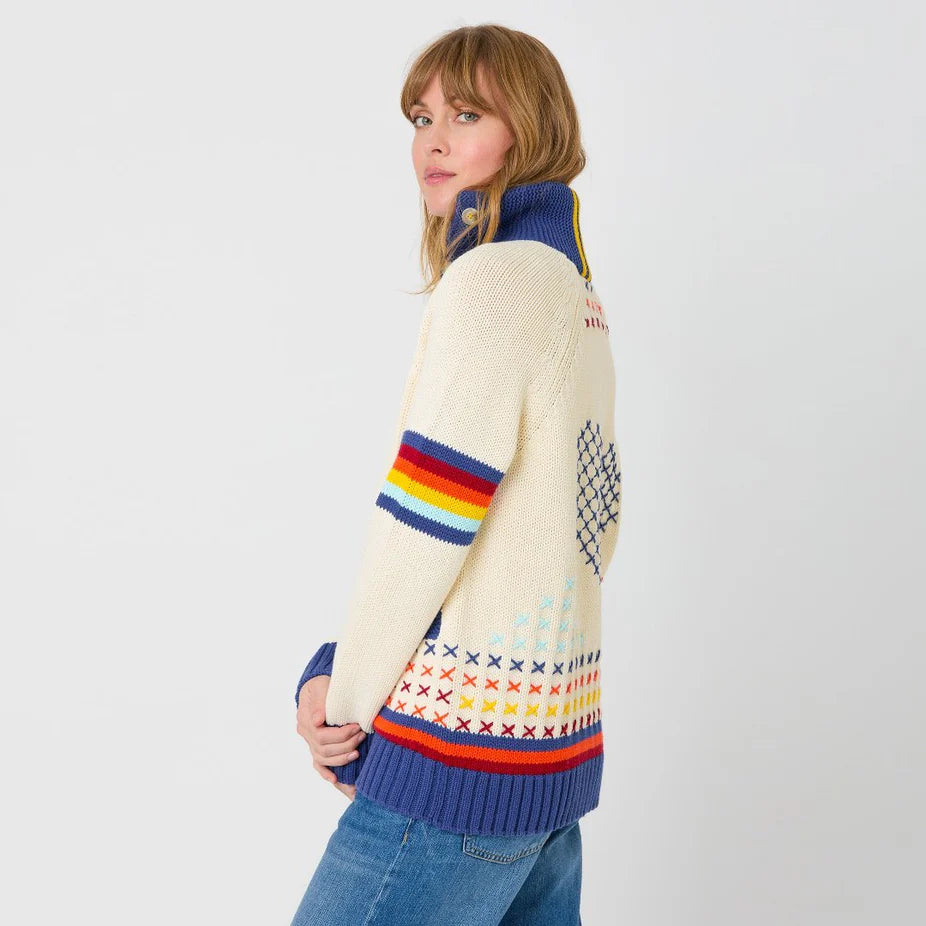 Kerri Rosenthal – Joy Imperfect Heart Sweater Coat