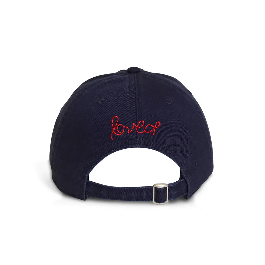Kerri Rosenthal – Imperfect Heart Hat in Navy