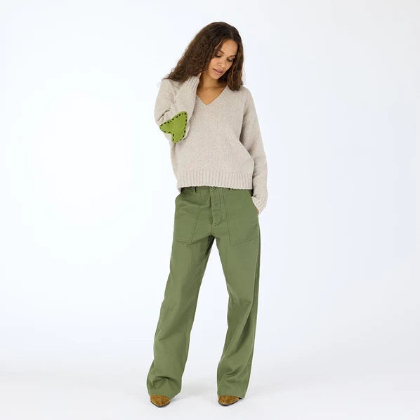 Kerri Rosenthal – Frenchy Sweater in Light Mushroom