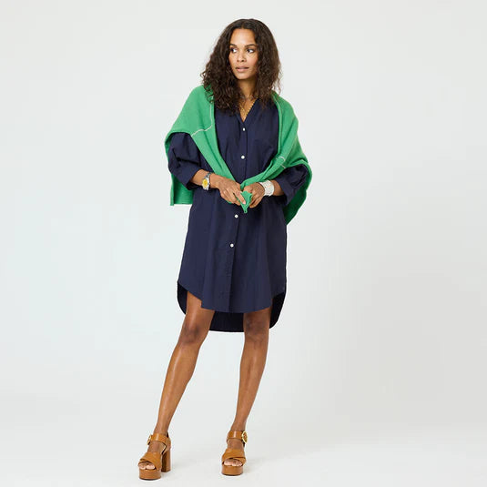 Kerri Rosenthal – Gigi Dress in Indigo Blue