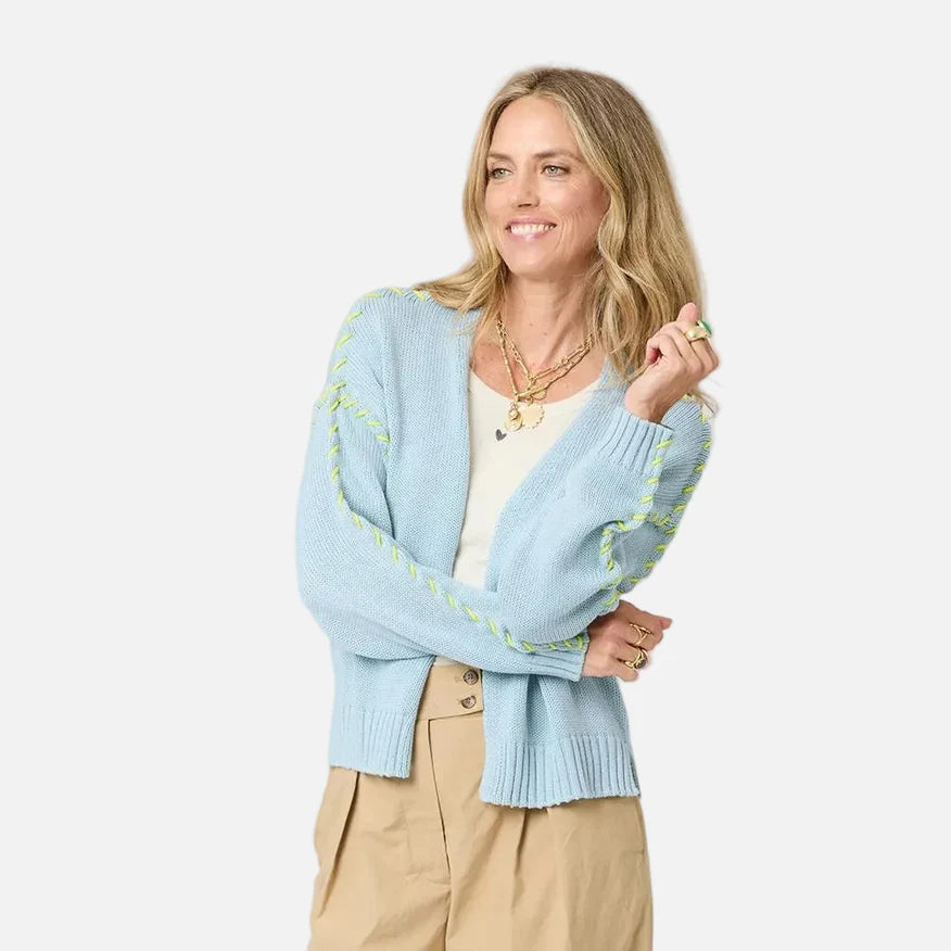 Kerri Rosenthal – Sienna Cardigan in Sea Salt