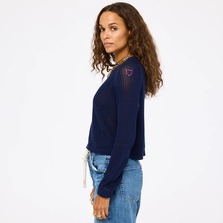 Kerri Rosenthal – Malibu Sweater in Indigo