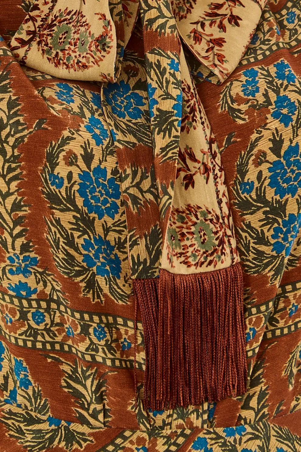 Hunter Bell – Karis Blouse in Amber Glen Brown