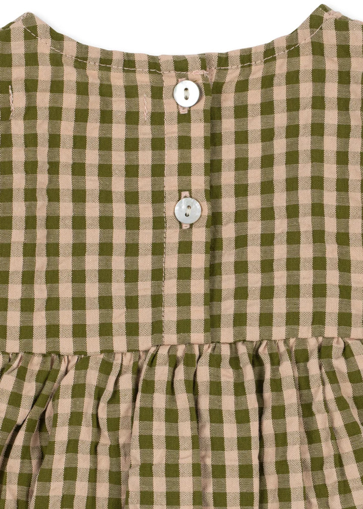 Konges Slojd - Kim Romper in Avocado Check