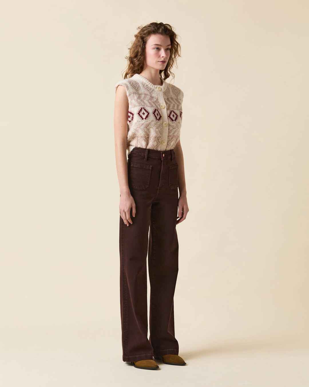 Le Jean - Virginia Wide Leg in Cocoa