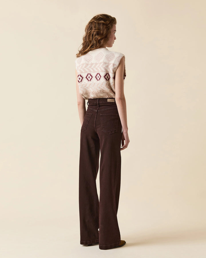 Le Jean - Virginia Wide Leg in Cocoa