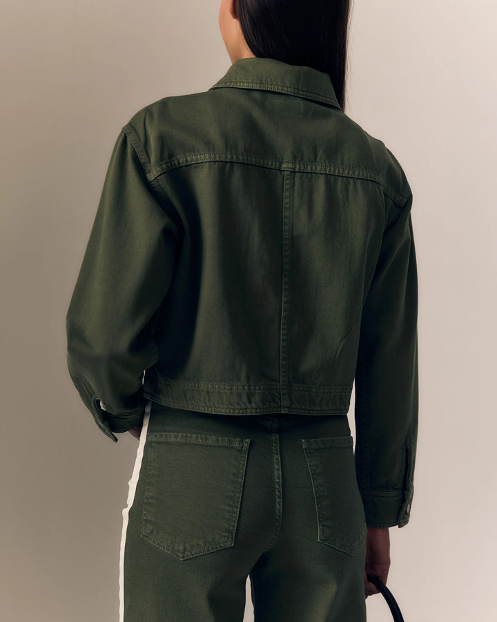 Le Jean - Cora Jacket in Olive Green