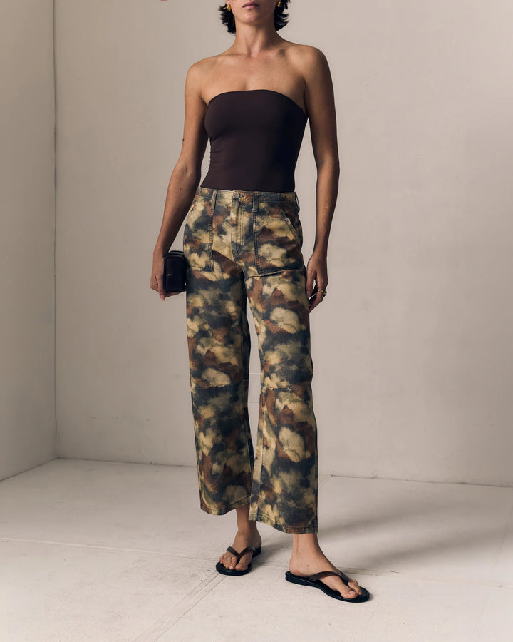 Le Jean - Utility Soft Barrel in Watercolor Camo