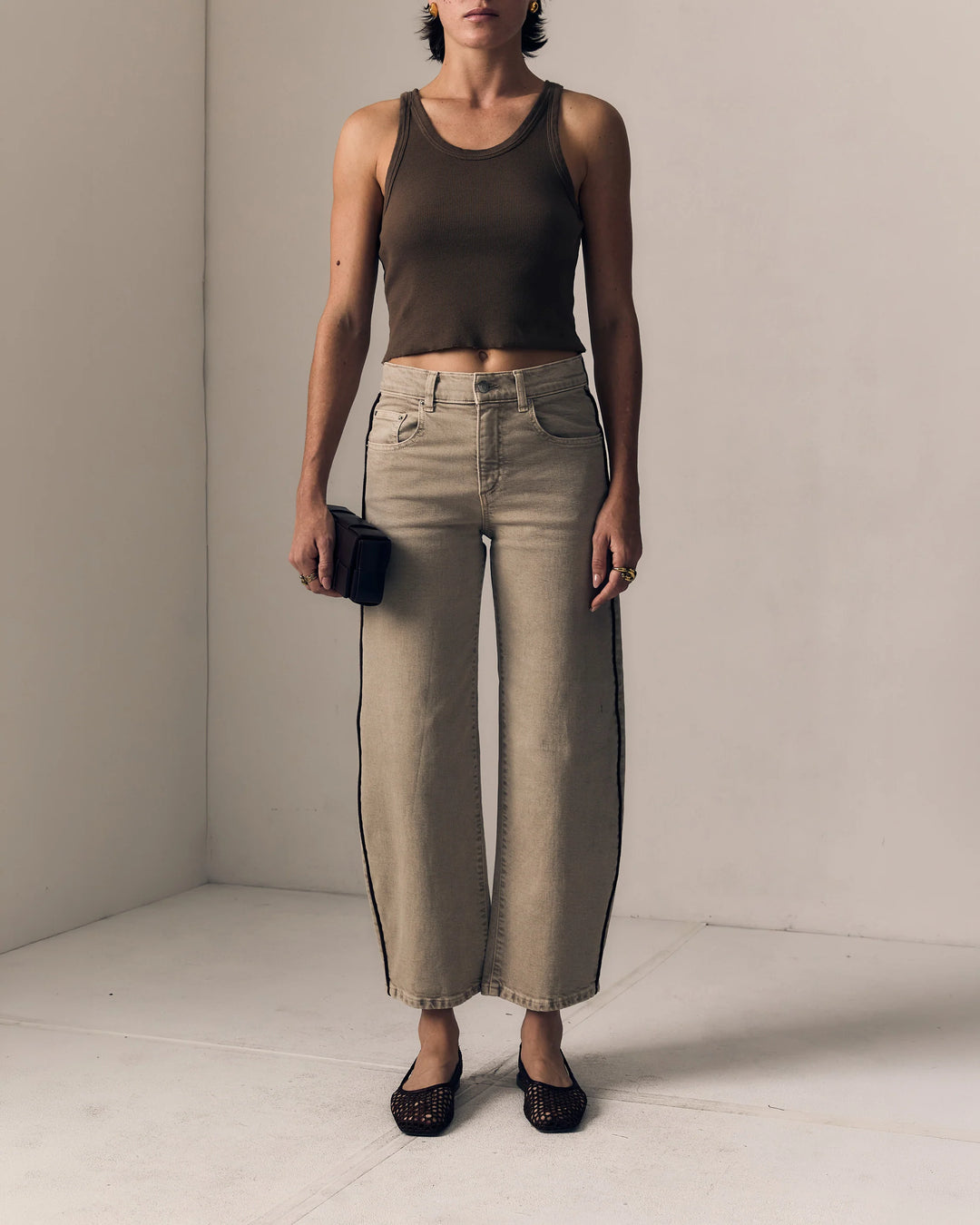 Le Jean - Sideline Nomad Ankle in Dove