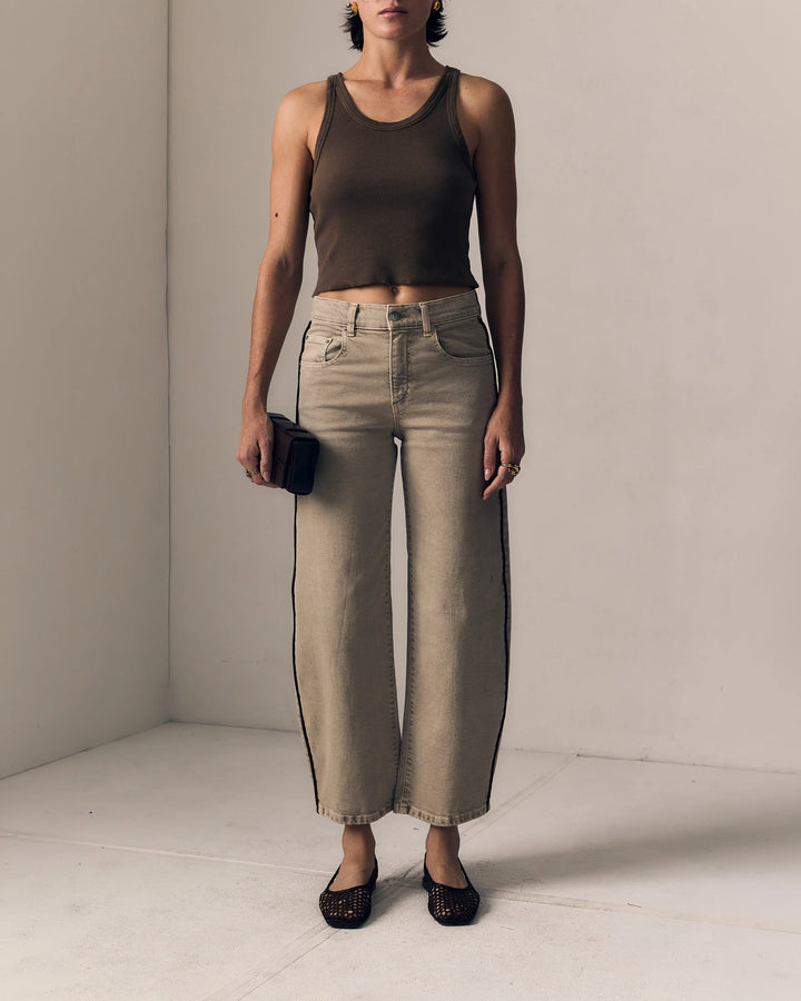 Le Jean - Sideline Nomad Ankle in Dove