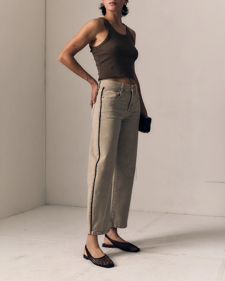 Le Jean - Sideline Nomad Ankle in Dove