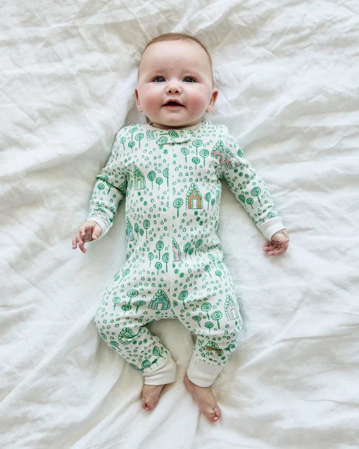 Lewis – Zip Sleeper in Emerald Gingerbread