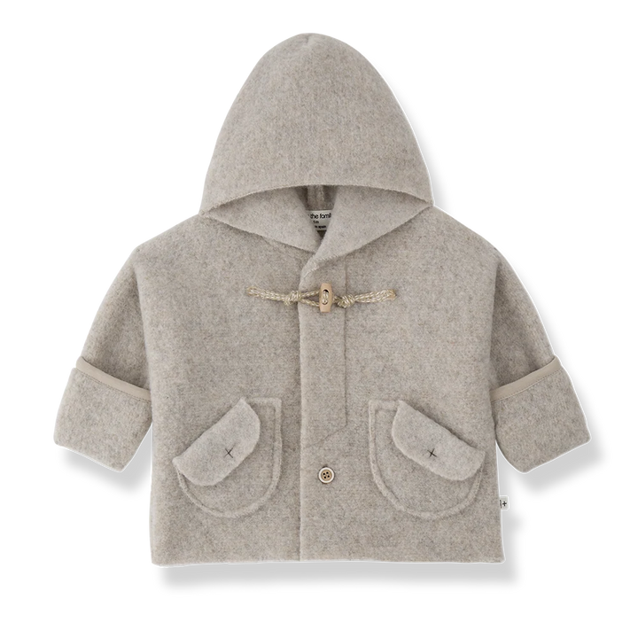 +1 in the Family – Lillie Hooded Jacket in Beige