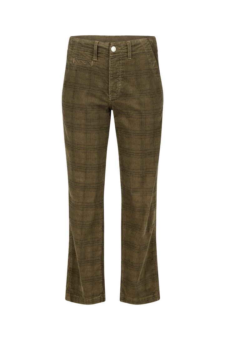 AMO Denim – Lillian Printed Cord in Dark Sand