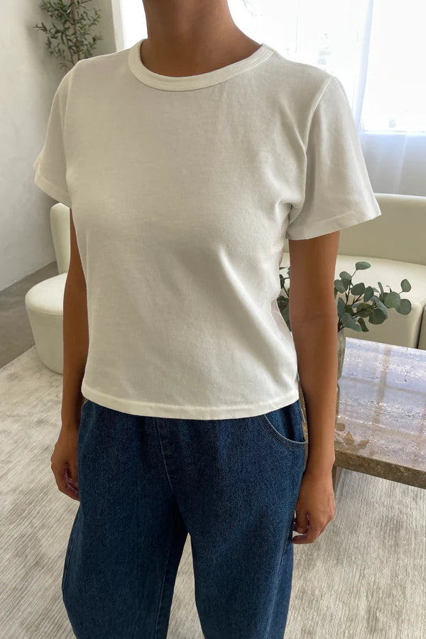 Le Bon Shoppe - Little Boy Tee in Vintage White
