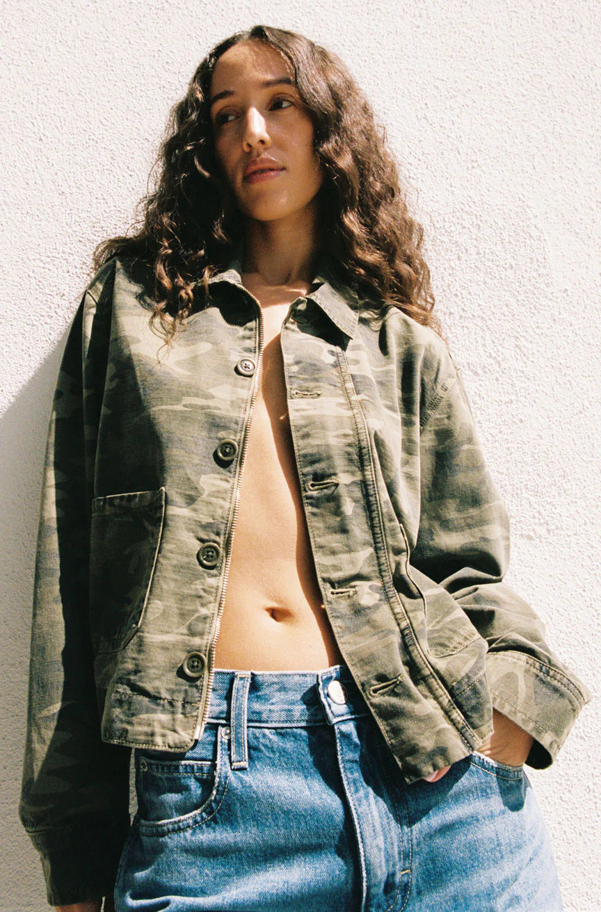 AMO Denim – Denim Cadet Jacket in Camo