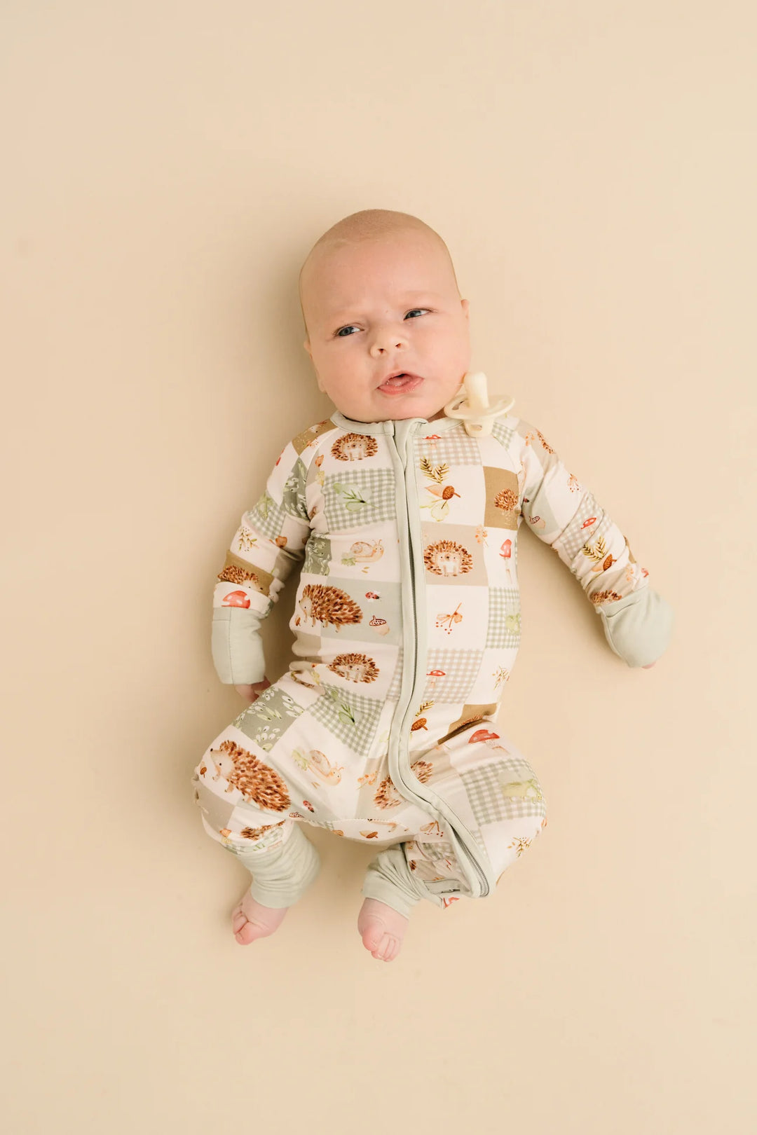 Little One Shop – Hedgehog Patchwork Bamboo Sleeper
