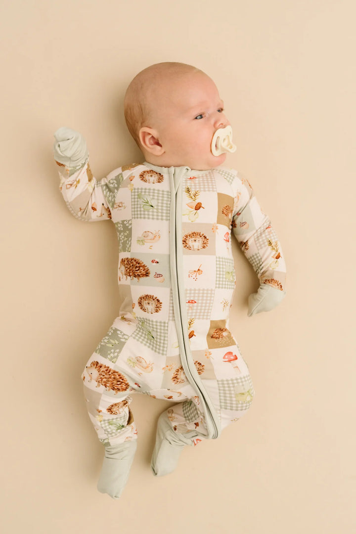 Little One Shop – Hedgehog Patchwork Bamboo Sleeper