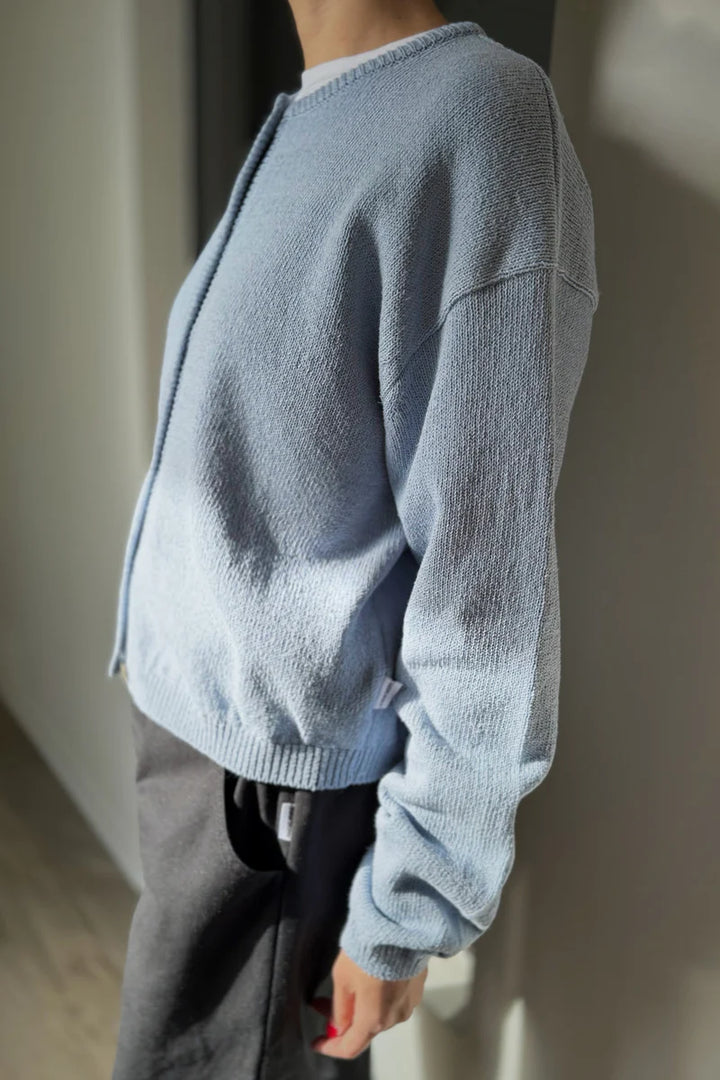 Le Bon Shoppe - Leila Cotton Cardigan in Cornflower
