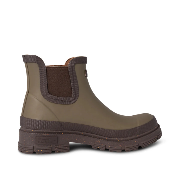 Woden – Liv Waterproof Boot in Dark Olive