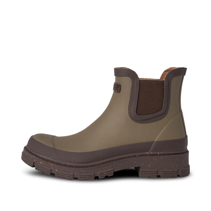 Woden – Liv Waterproof Boot in Dark Olive