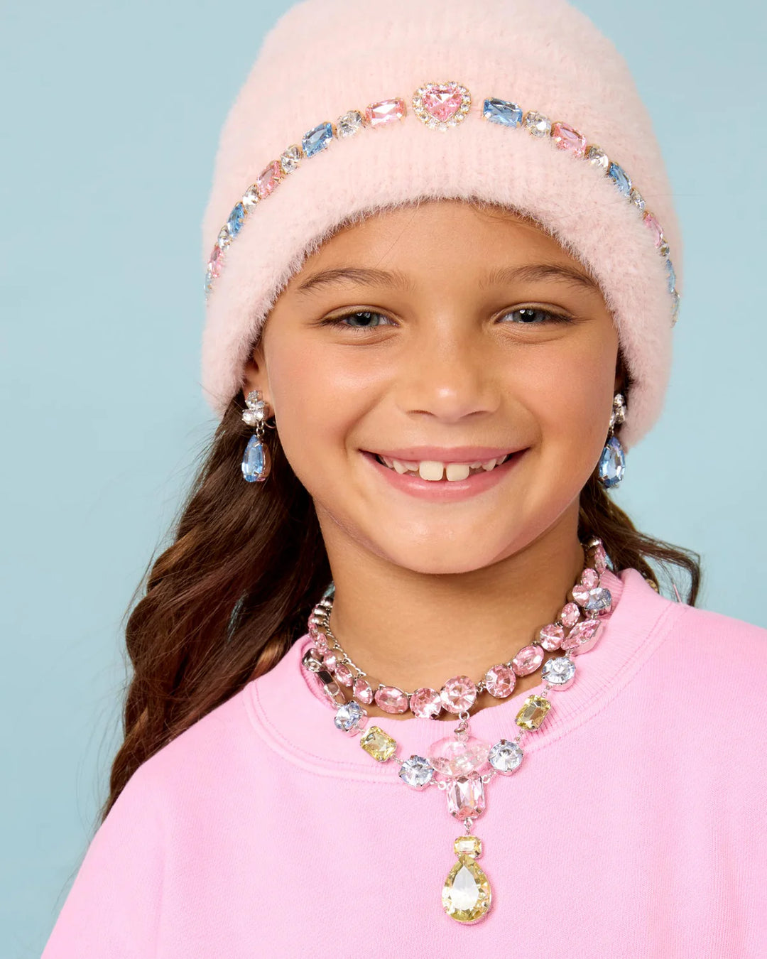 Super Smalls – Cotton Candy Jeweled Beanie