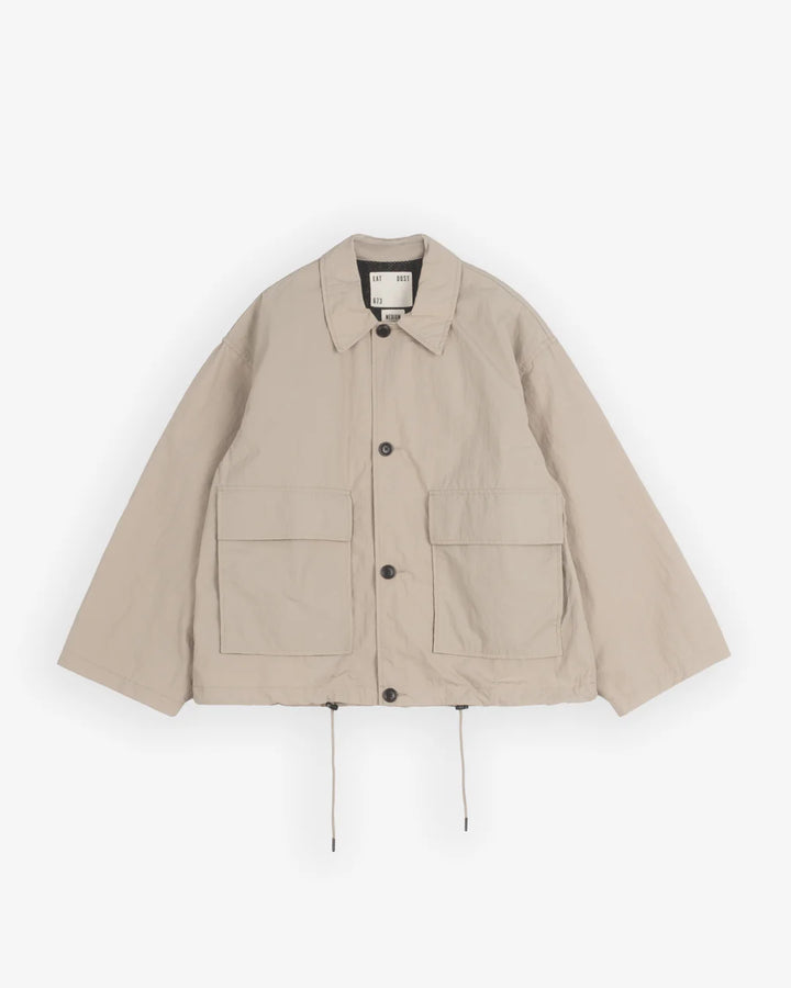 Girls of Dust - Cove Jacket Fuji Nylon in Oyster