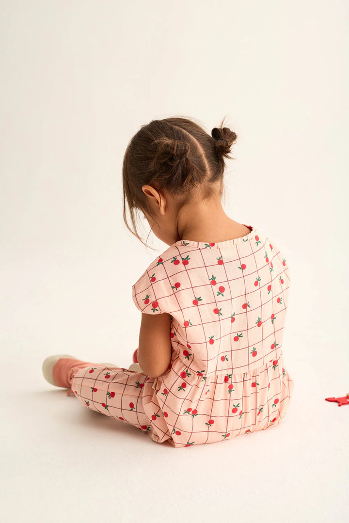 Cozmo- Mae Cotton Jumpsuit in Rose