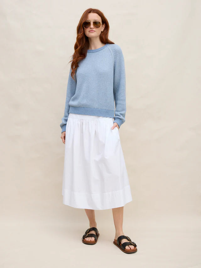 Margaret O'Leary – Thermal Sweatshirt in Denim