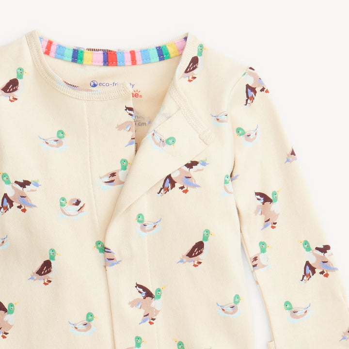 Magetic Me - Organic Cotton Magnetic Footie in Quack Me Up