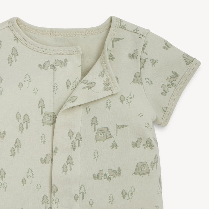 Magetic Me - Base Camp Buddies Cotton Short Sleeve Romper