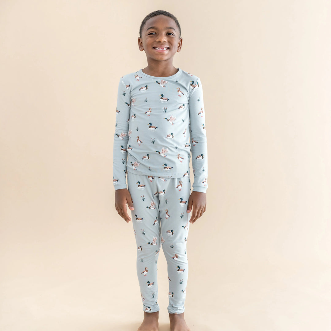 Kyte Baby - Long Sleeve Toddler Pajama Set in Mallard Duck