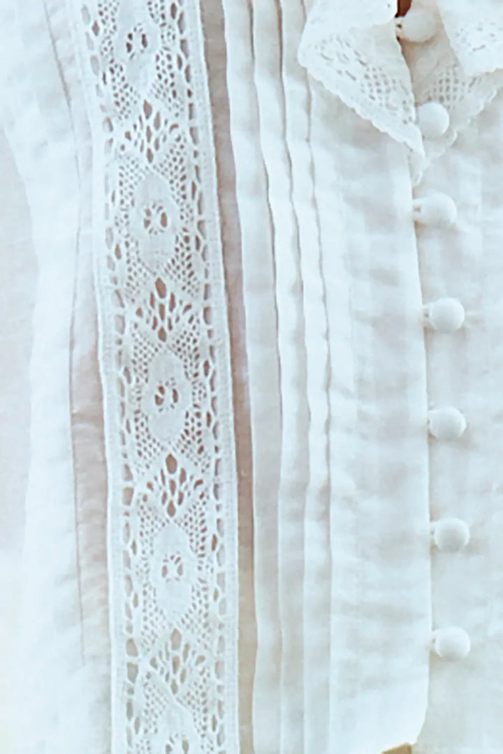 Hunter Bell – Mare Blouse in White