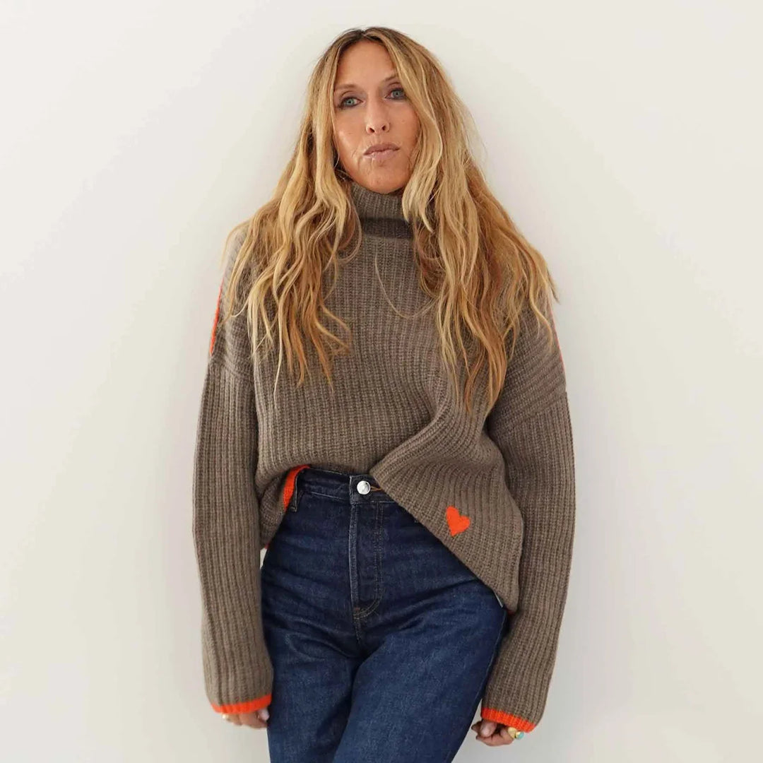 Kerri Rosenthal – Marley Cashmere Sweater in Country Mist