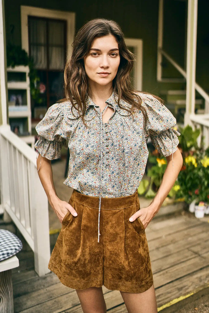 Hunter Bell – Mayfair Blouse made with Liberty Fabric in Katie and Millie