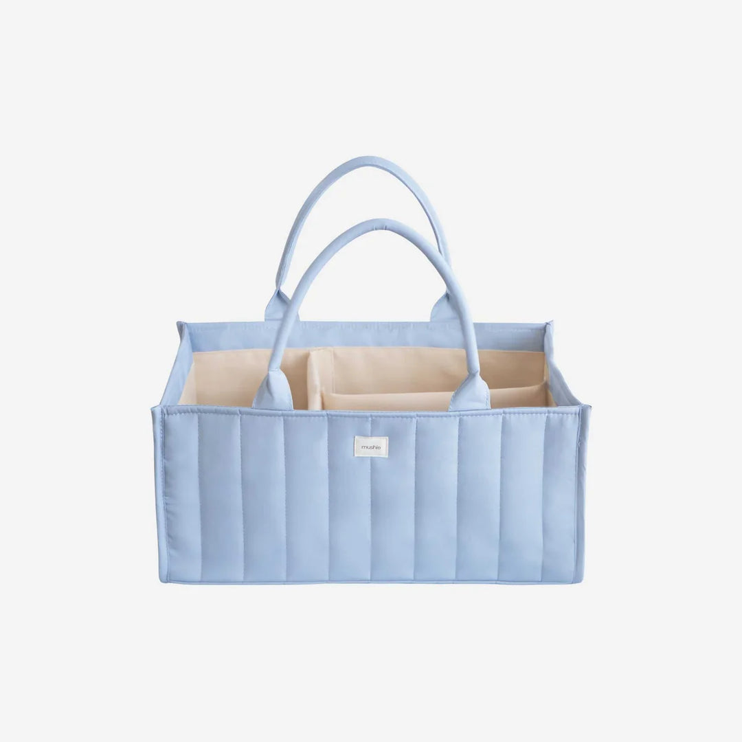 Mushie - Diaper Caddy in Blue