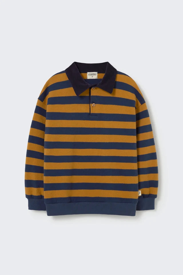 Cozmo- Nepal Striped Baby Collar Sweater