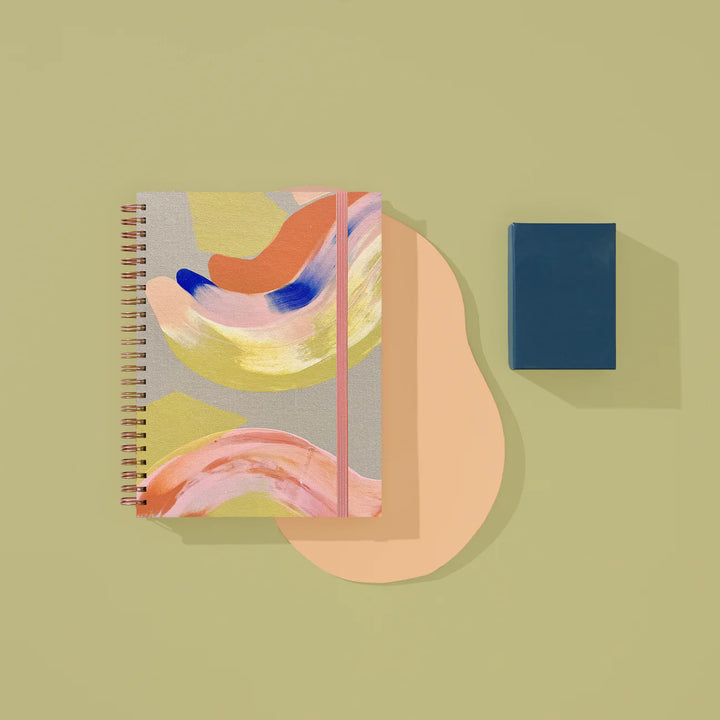 Moglea – Citron Medium A5 Notebook with Ruled Pages