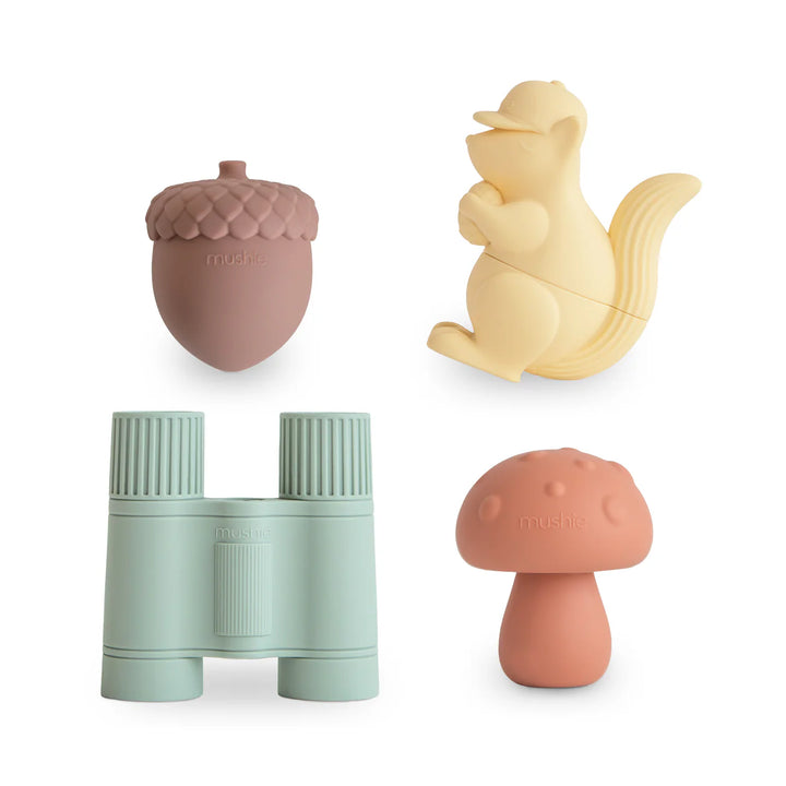 Mushie – Nature Mold Free Bath Play Set - 4 Pack