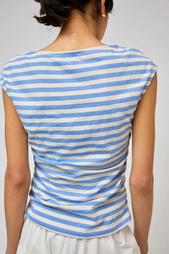 No. 6 Store – Carly Top in Blue Stripe