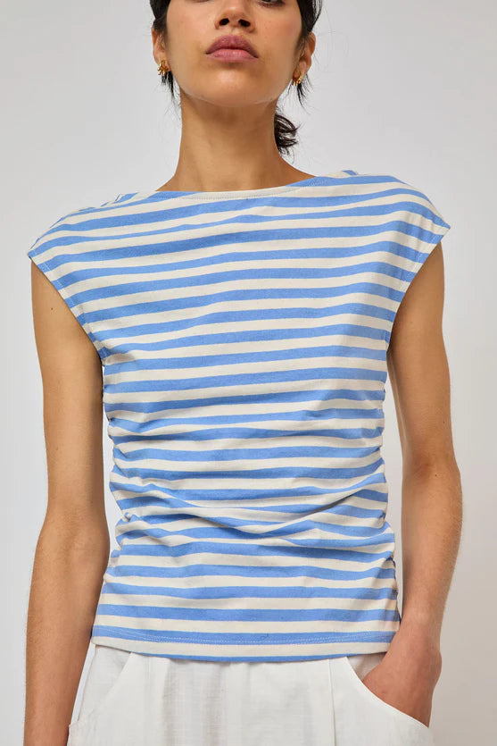 No. 6 Store – Carly Top in Blue Stripe