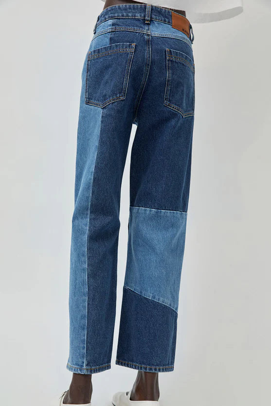 No. 6 Store – Faye Jean in Patchwork Denim